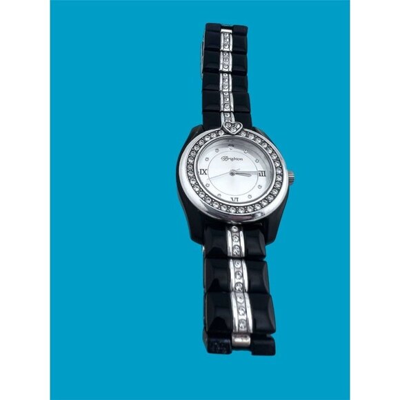 Brighton Black Dana point Watch New Battery Excellent Condition Crystals. - Picture 1 of 5